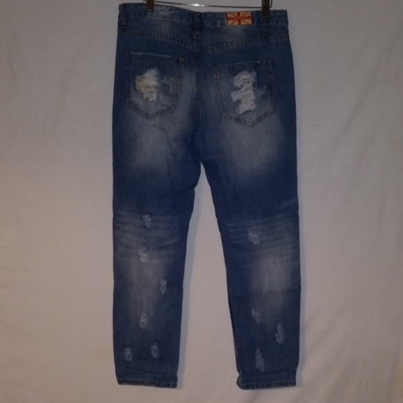 Machine Pour neuf mode Distressed jeans - Picture 4 of 8